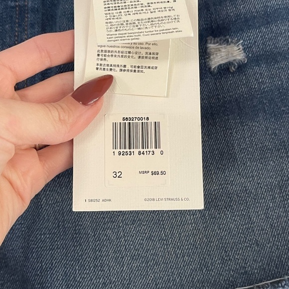 Levi’s 501 Short Silver Lake Medium Wash - 32 - Picture 5 of 6